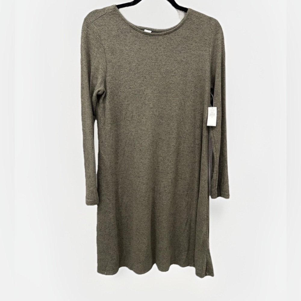 NWT Old Navy Long Sleeve Oversized Womens Small Jersey Knit swing Sweater Dress